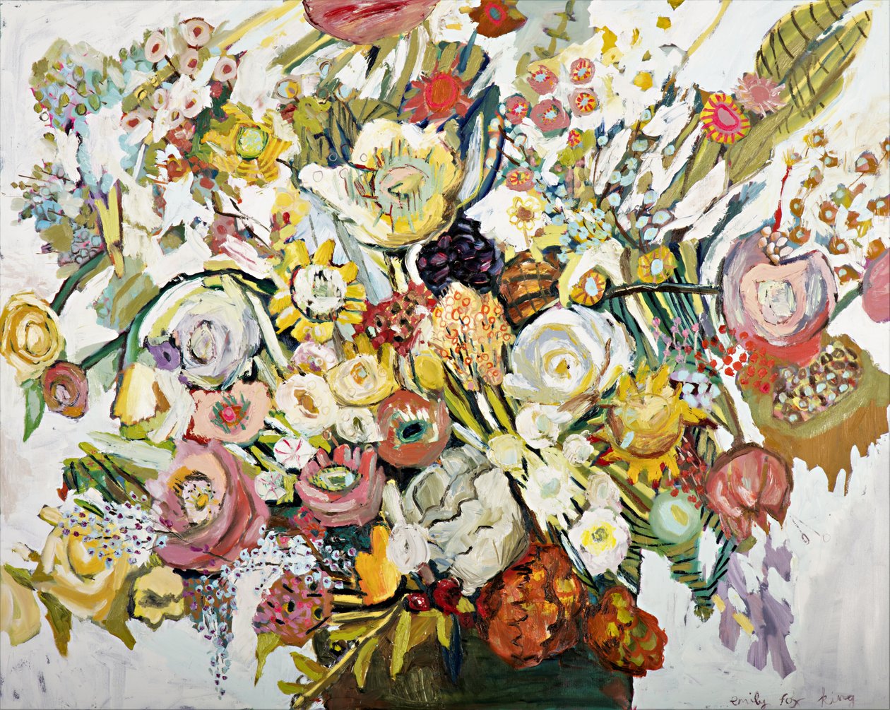 SMALL Parmelie, 2018 (öljy kankaalle) tekijältä Emily Fox King
