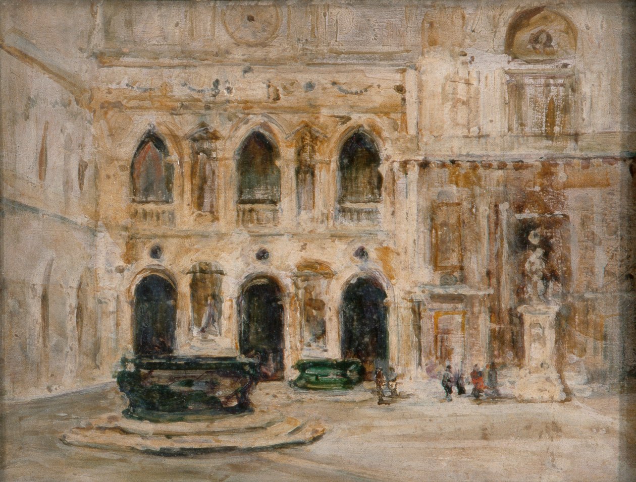Cortile, Dogen palatsi (öljy paneelille) tekijältä Emily Murray Paterson