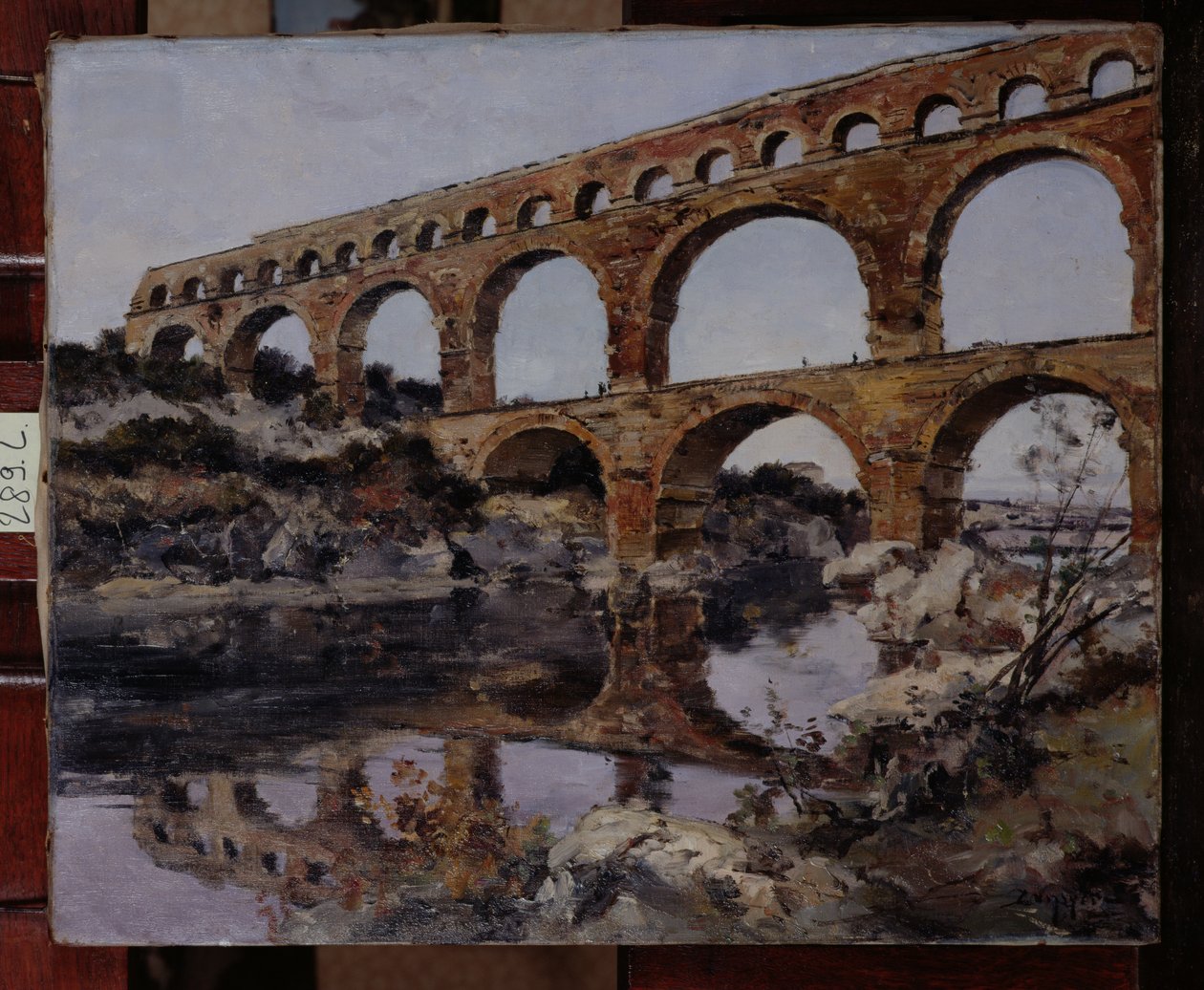 Pont du Gard, 1890 tekijältä Emmanuel Lansyer