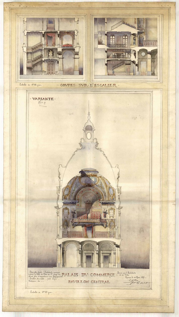 Palais du Commerce de Rennes: pavillon central tekijältä Emmanuel le Ray