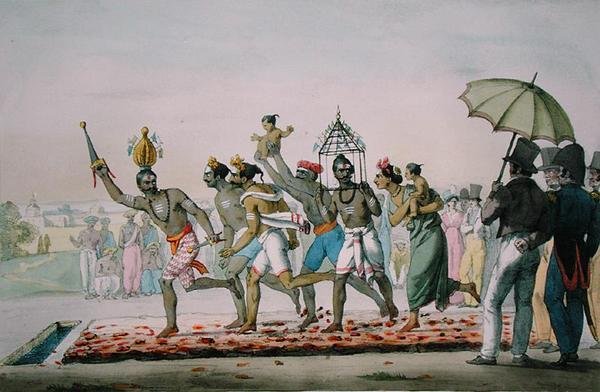 Fire walk Festival, Intia, "L