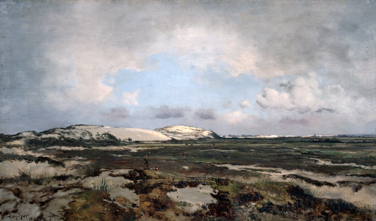 Dyyneillä, 1881 tekijältä Emmanuel Lansyer