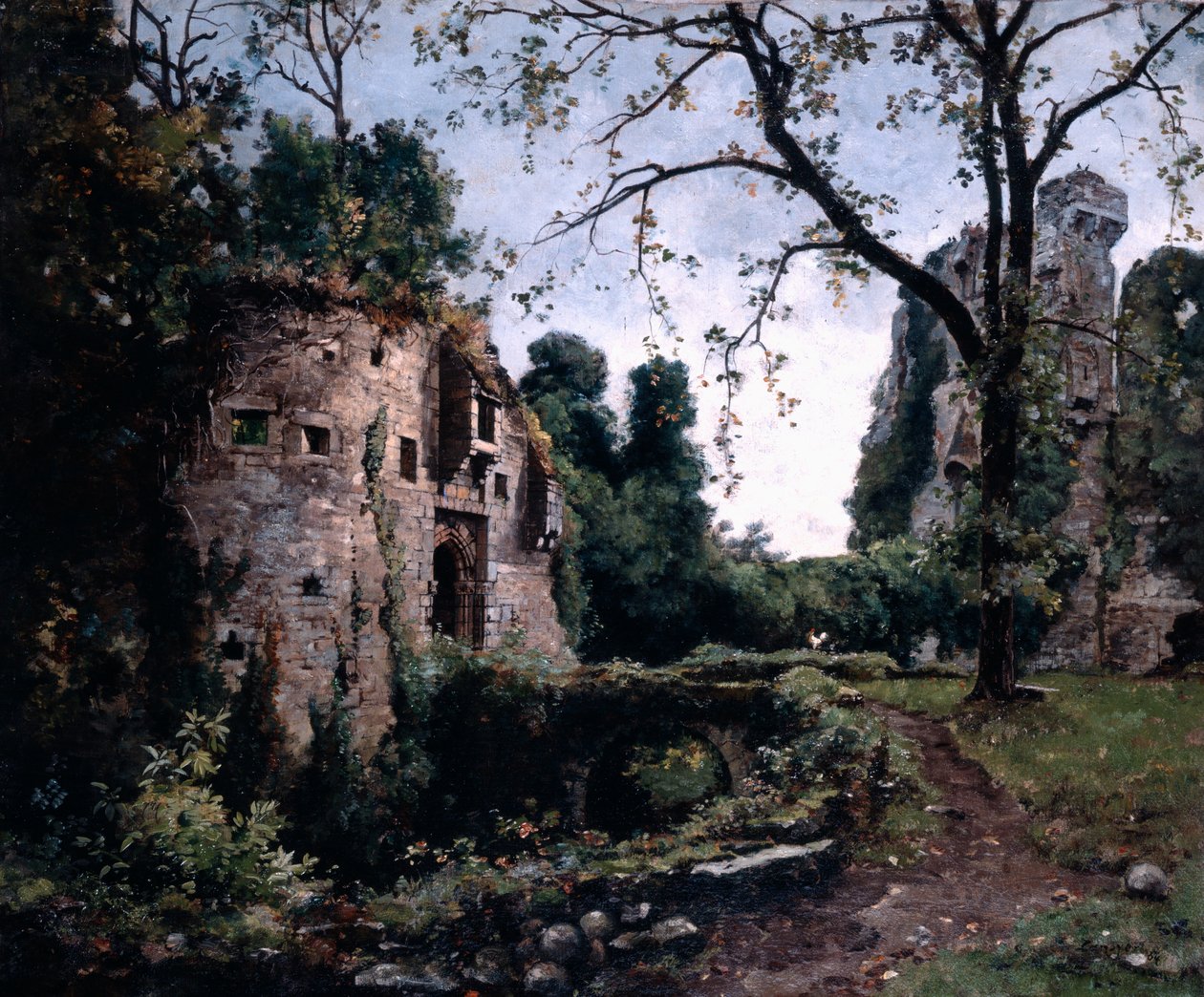 Jalvien linnake, 1884 tekijältä Emmanuel Lansyer