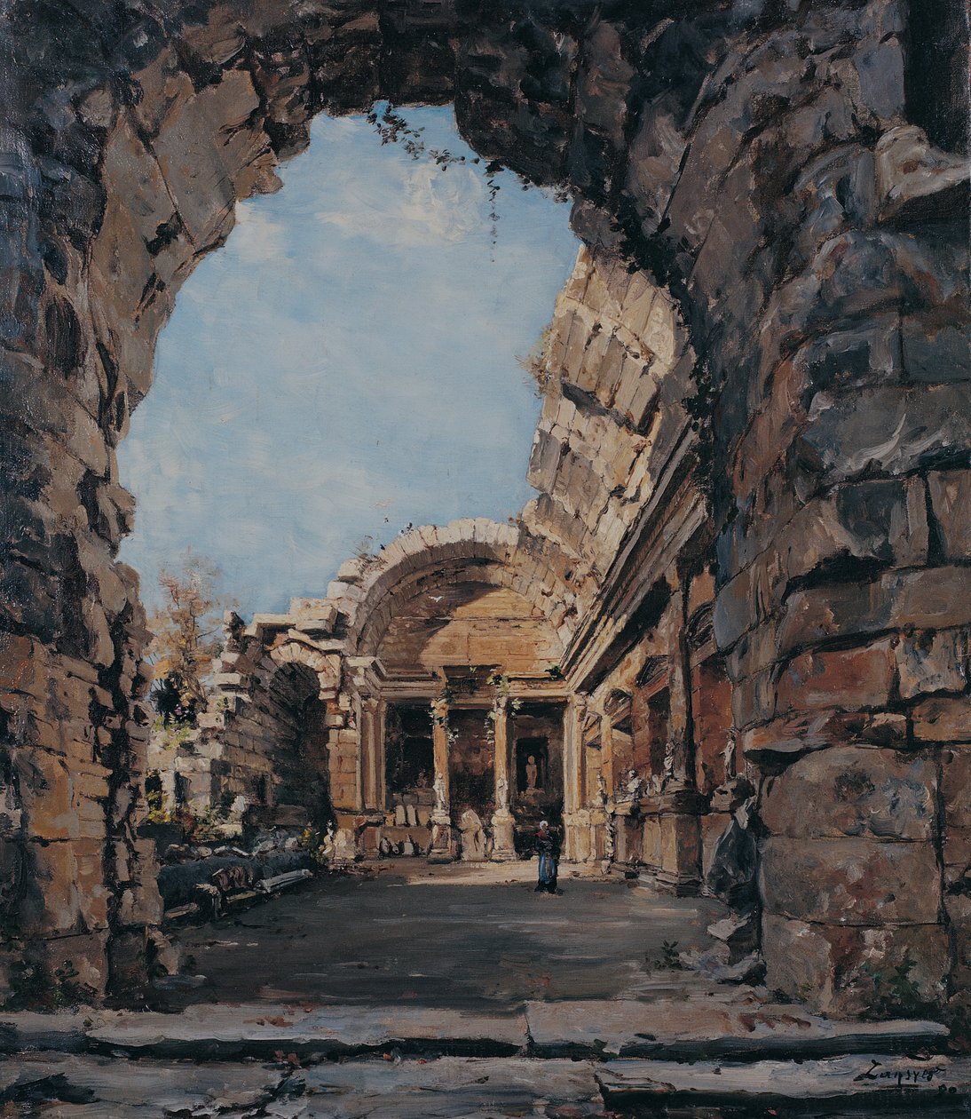 Dianan temppeli, Nîmes tekijältä Emmanuel Lansyer