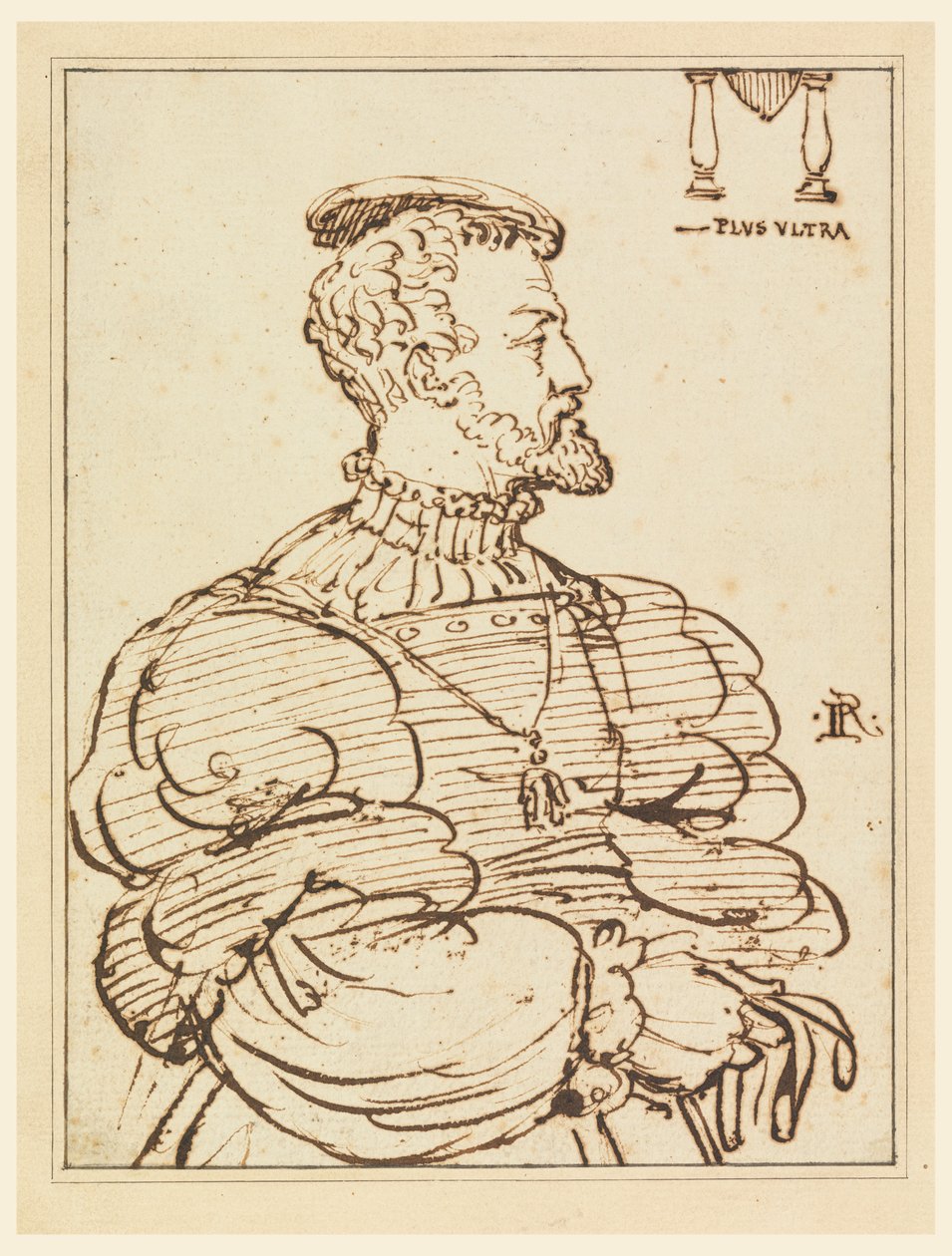 Keisari Kaarle V:n muotokuva tekijältä Emperor Charles V