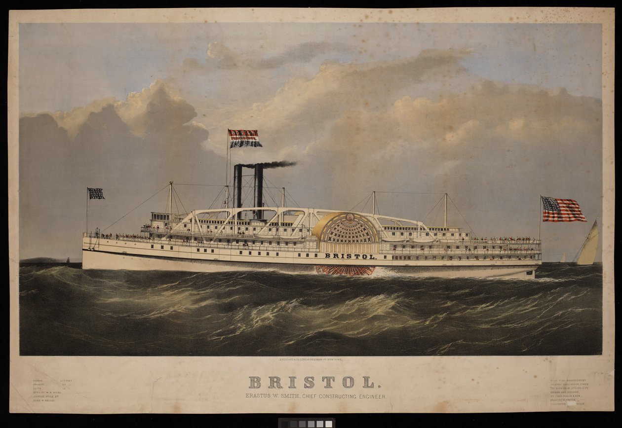 Bristol Eratus W Smith, Chief Constructing engineer... (litografia, värillinen) tekijältä Endicott Endicott