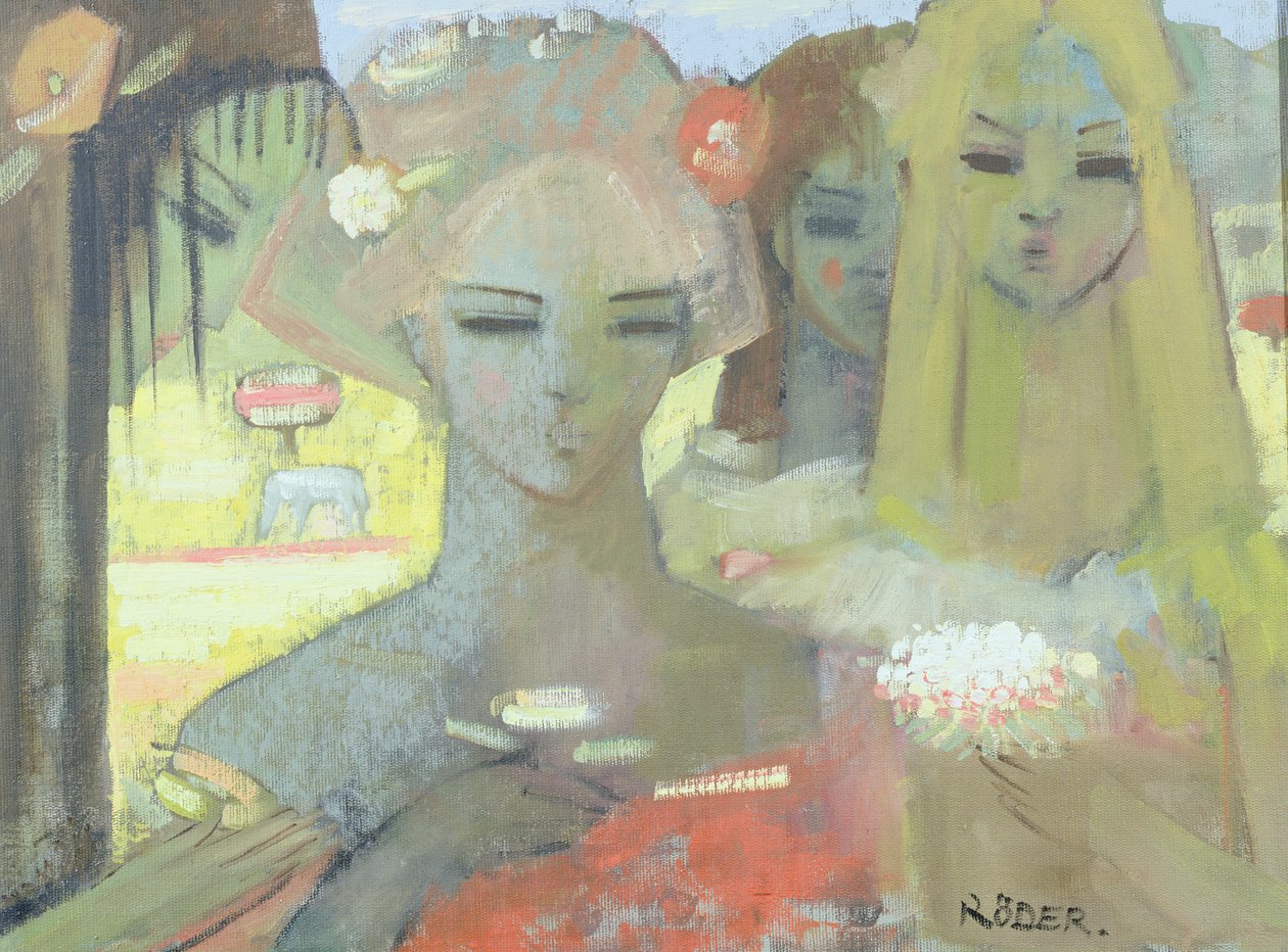 A Field of Yellow, 2001 (öljy kankaalle) tekijältä Endre Roder