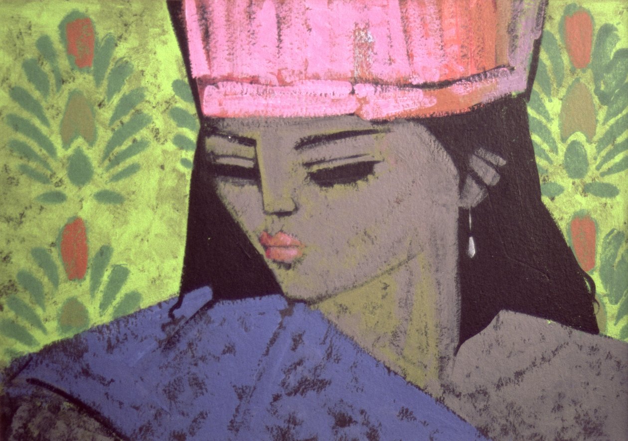 Antoinette (akryyli paperille) tekijältä Endre Roder