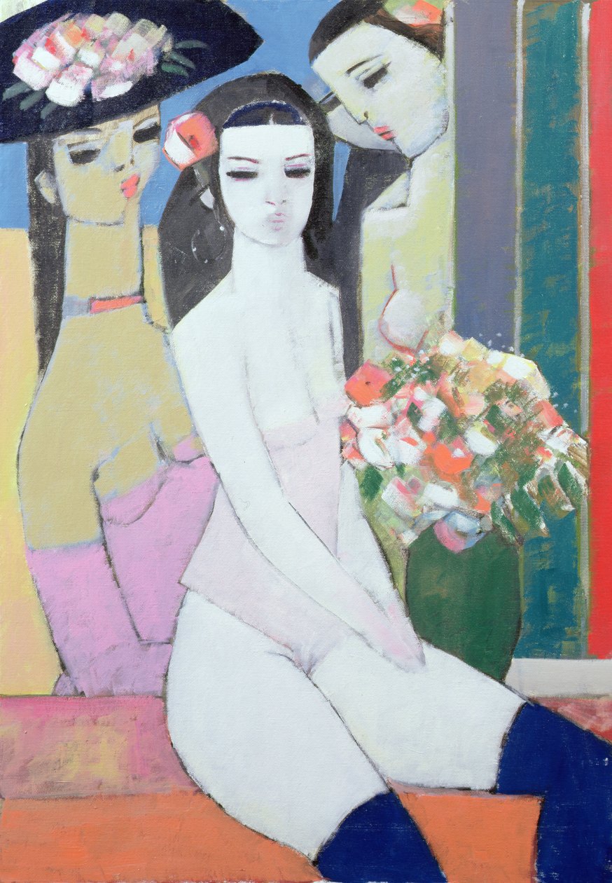 Josephine, 2008 (öljy kankaalle) tekijältä Endre Roder