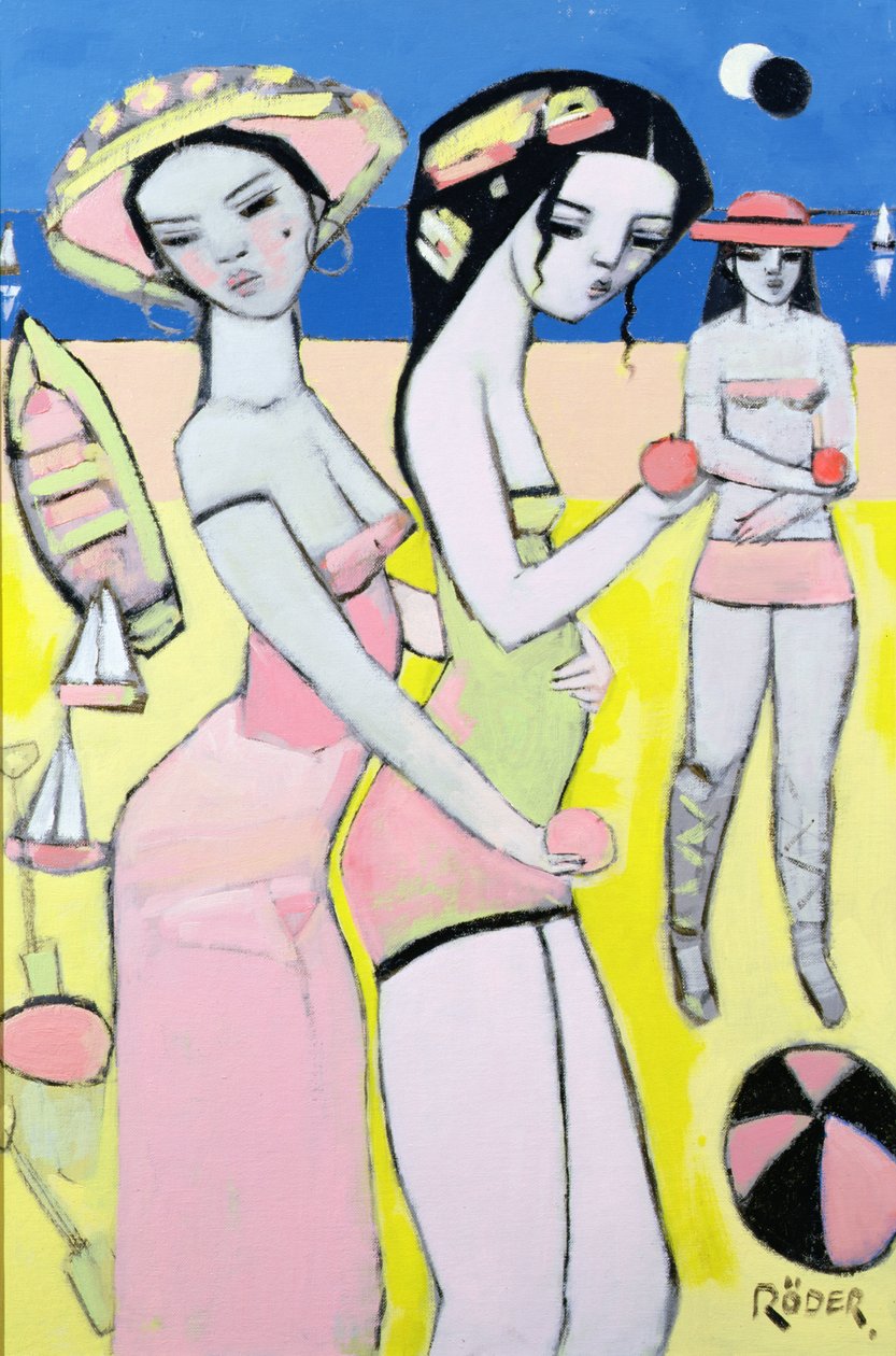 Partial Eclipse, 2007 (öljy kankaalle) tekijältä Endre Roder