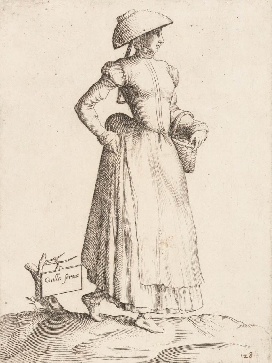Pukulevy: Galla Serva, n. 1557-58. tekijältä Enea Vico