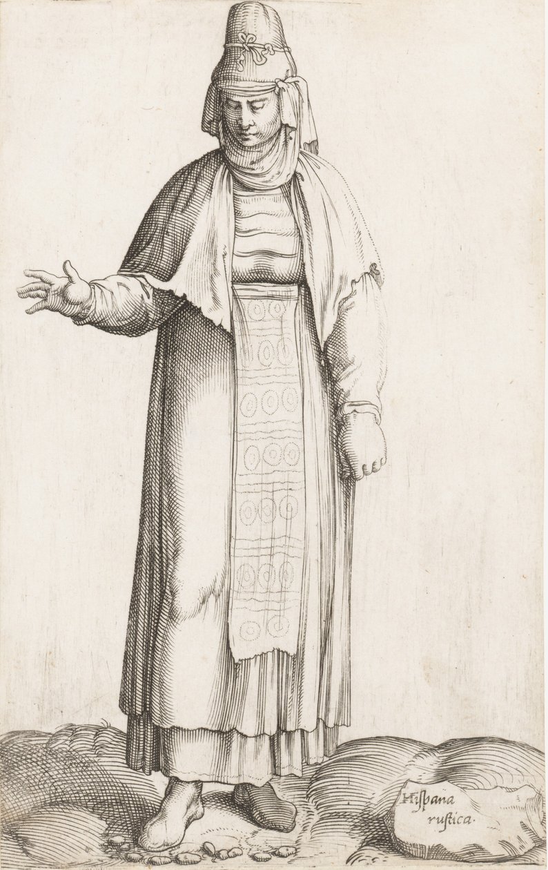 Pukulevy: Hispana Rustica etiketillä rockissa, n. 1557-58. tekijältä Enea Vico