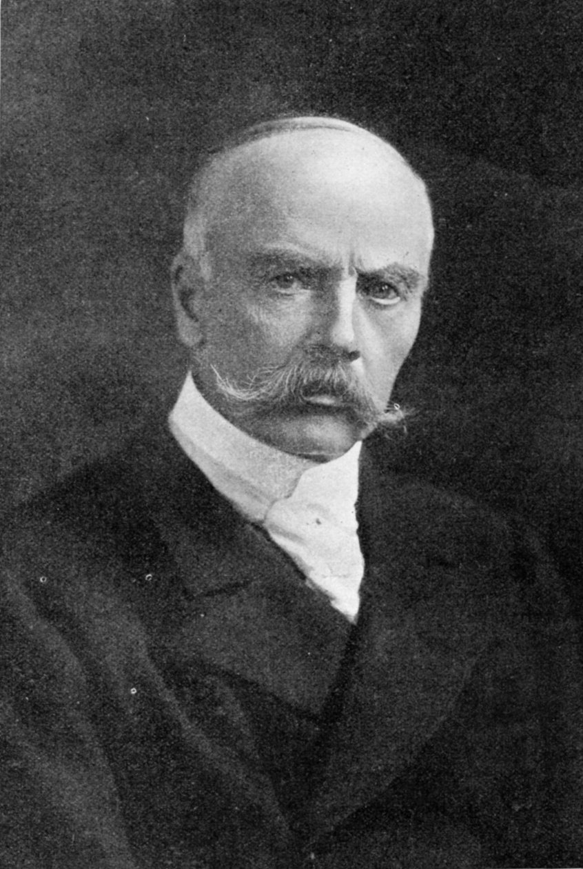 Suuri irlantilainen: Edesmennyt eversti Saunderson, kuvitus Graphicista, 27. lokakuuta 1906 tekijältä English Photographer