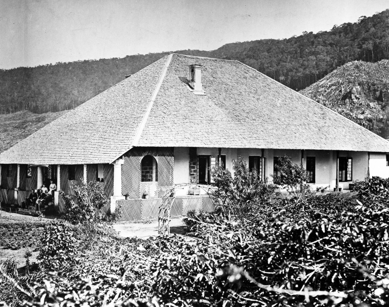 Archie Chamberlins Bungalow, Ceylon, 1877 tekijältä English Photographer