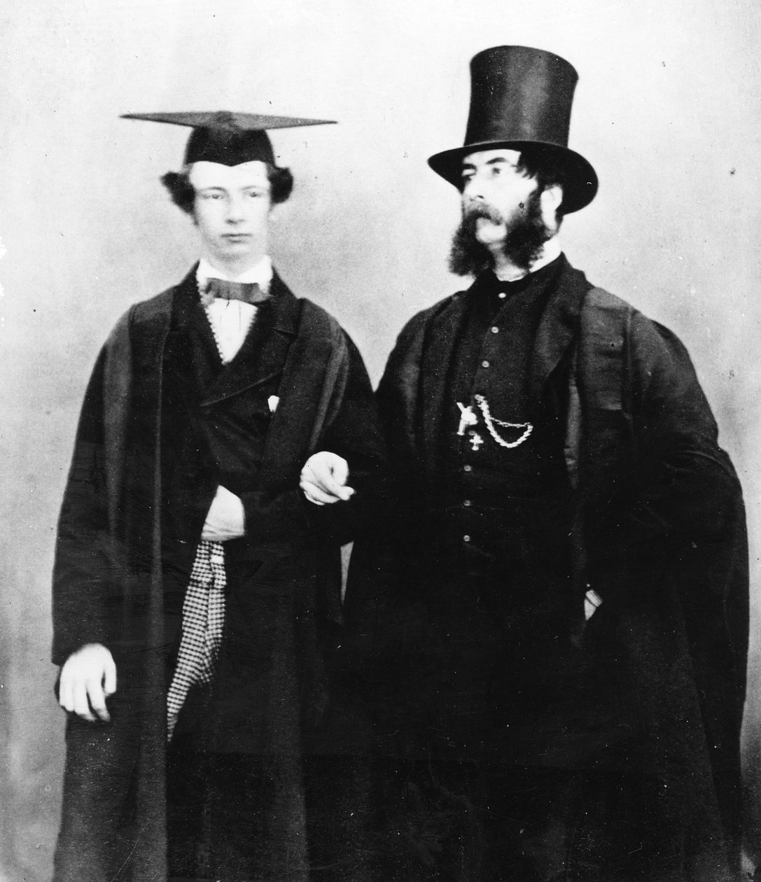 Arthur Munby ja hänen isänsä, n. 1851 tekijältä English Photographer