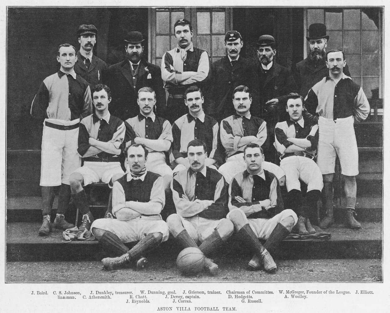 Aston Villa Football Team, 1894 tekijältä English Photographer