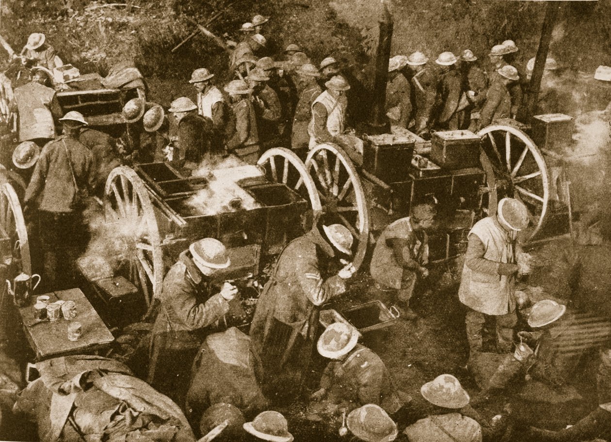 Kiireinen tunti Ancren kannettavissa kenttäkeittiöissä 1914-1919 tekijältä English Photographer
