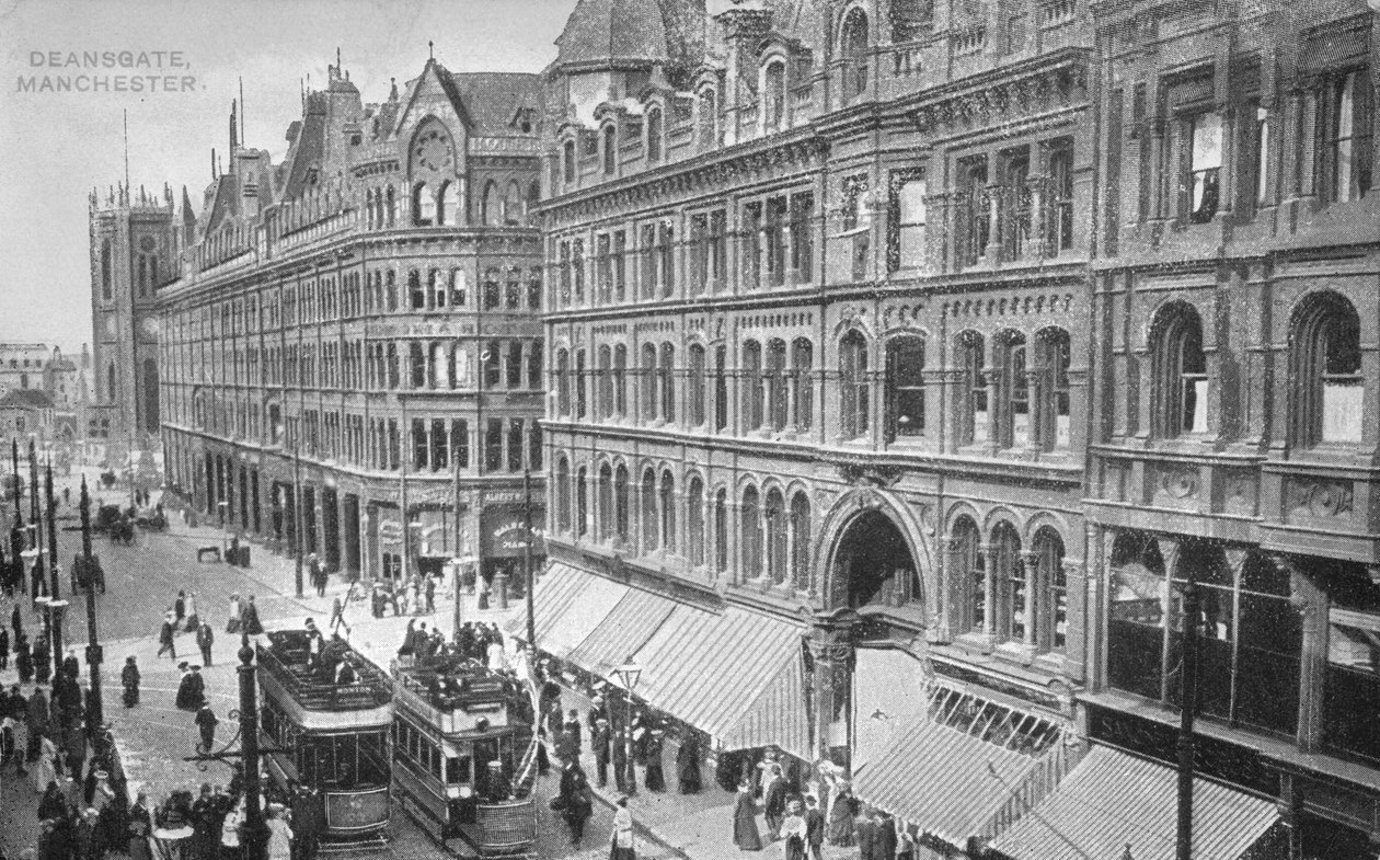 Deansgate, Manchester, n. 1910 tekijältä English Photographer