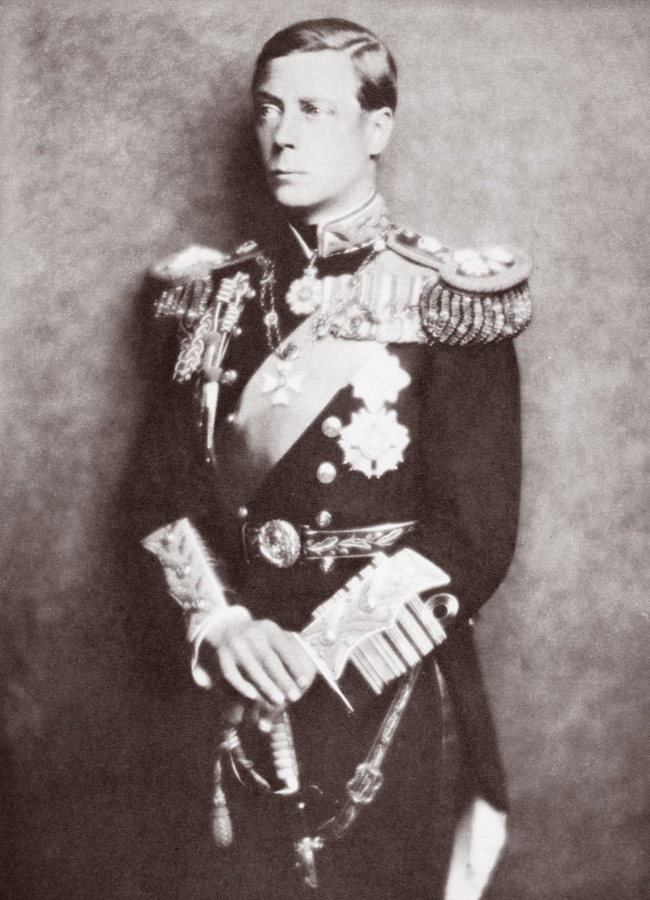 Edward VIII liittyessään, 1936 tekijältä English Photographer