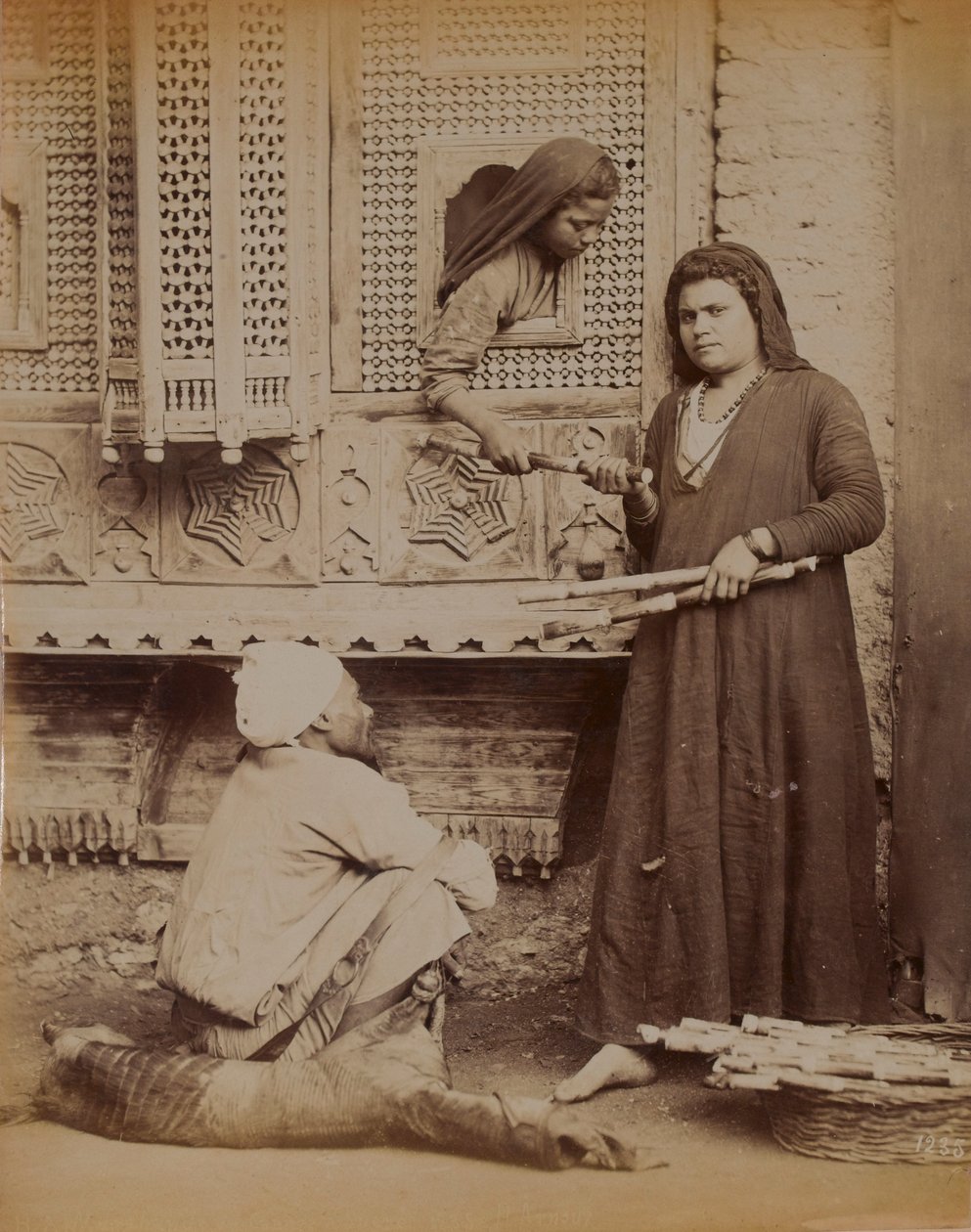 Egyptiläinen perhe, 1893 tekijältä English Photographer