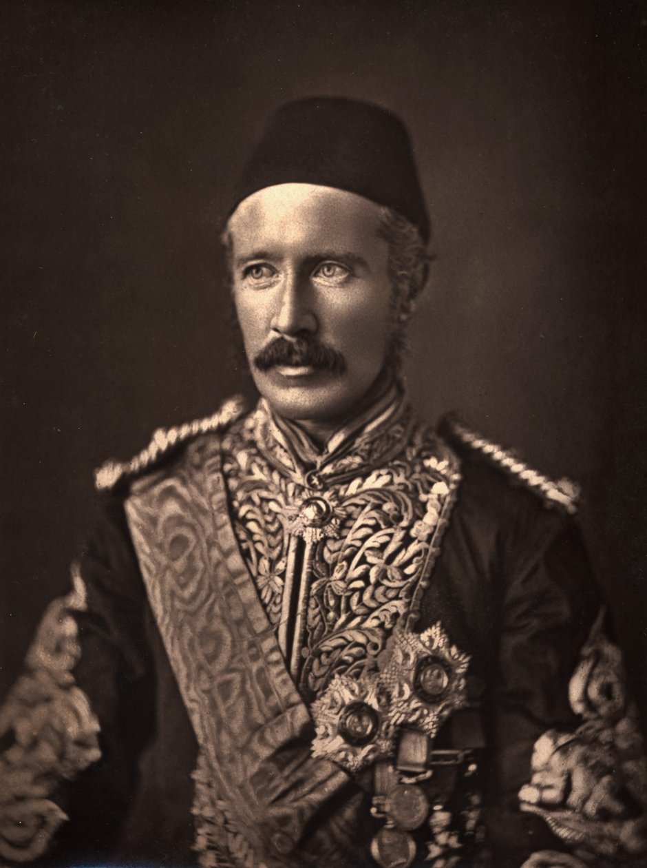 Kenraali Charles George Gordon (1833-85) (syväpaino) tekijältä English Photographer