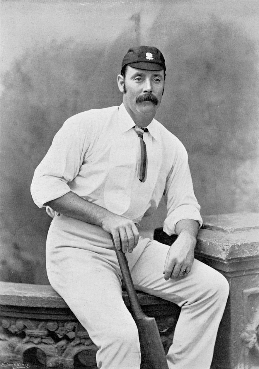 George Ulyett, Famous Cricketers and Cricket Groundsista, julkaisija Hudson and Kearns, 1895 tekijältä English Photographer