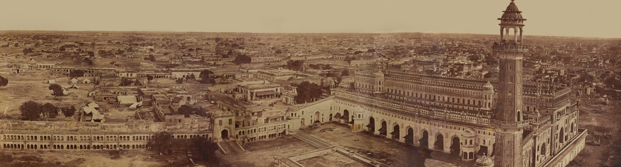 Intian kaupunkikuva, kokoelma kahdestakymmenestäyhdeksästä Intian kapinaan liittyvästä valokuvasta, noin 1858. tekijältä English Photographer
