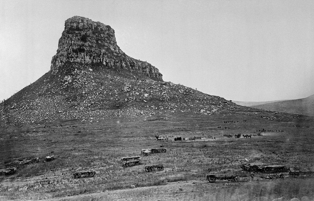 Isandhlwana nekin toisella puolella, 43 valokuvan albumista, jonka George Froom on koonnut 94. rykmentistä Zulu-sodan aikana, n. 1879 tekijältä English Photographer
