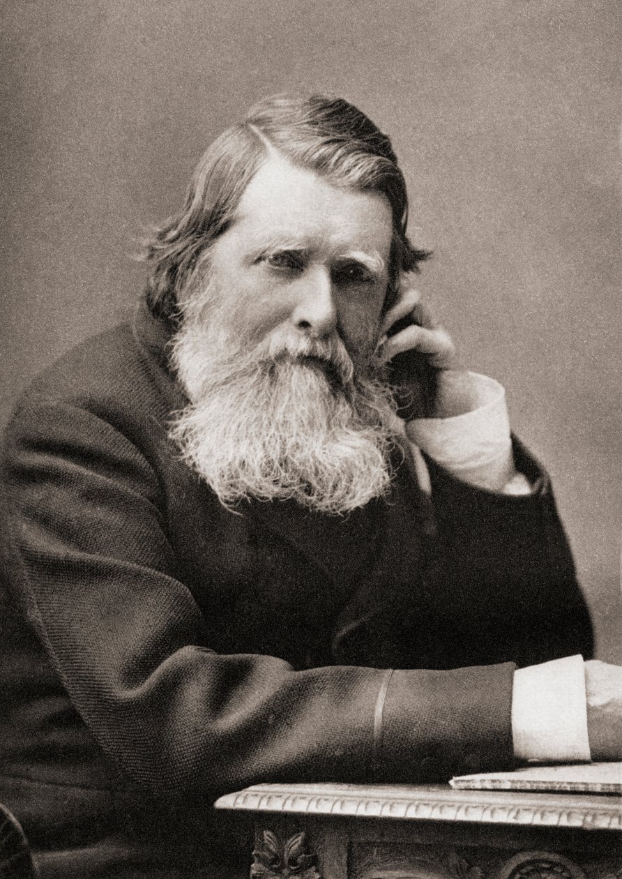 John Ruskin, julkaisusta Selections from the Writings of John Ruskin, julkaistu 1901 tekijältä English Photographer