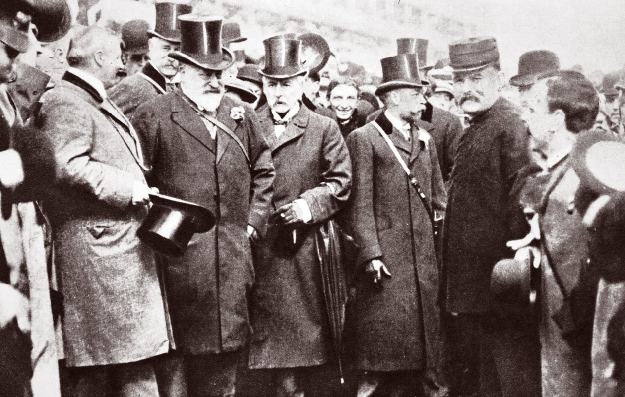 Kuningas Edward VII ja Walesin prinssi Epsomissa, 1909 tekijältä English Photographer