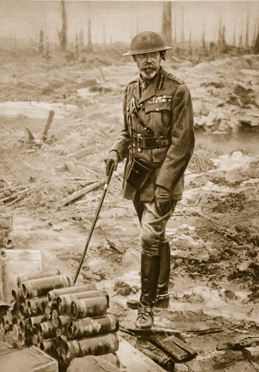 Kuningas Yrjö V Flanderissa, 1914-1919 tekijältä English Photographer