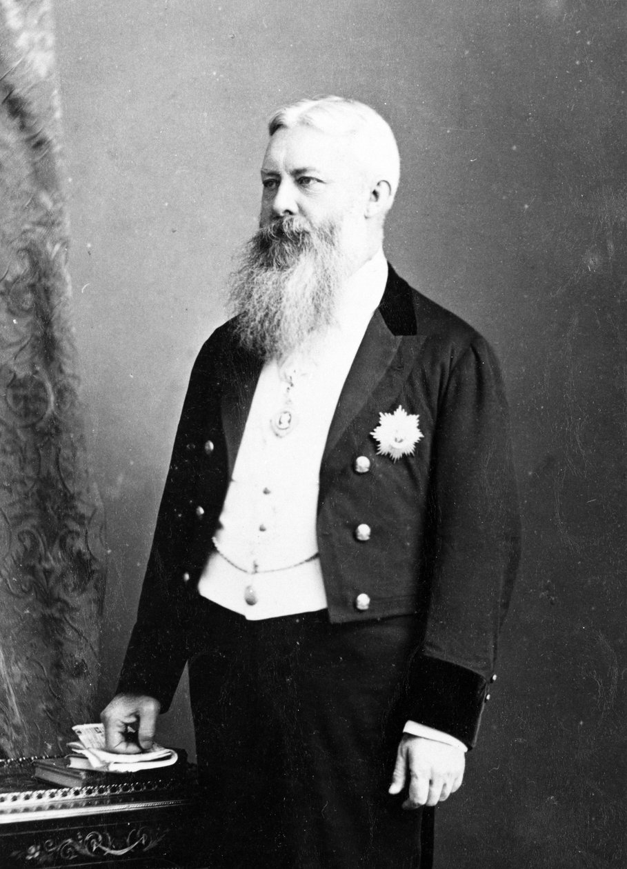 Intian tähtikunnan ritarikunnan suurkomentaja, noin 1870-luku. tekijältä English Photographer