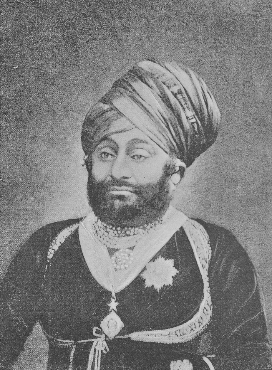 Maharaja Mansinhji II, Raj Sahib Dhrangadhrasta tekijältä English Photographer