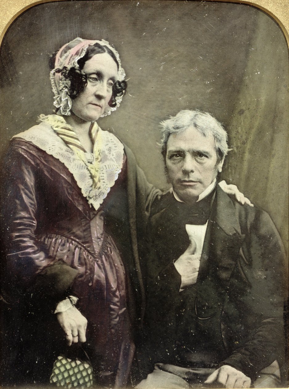 Michael ja Sarah Faraday, 1840-50-luku (dagerrotypia) tekijältä English Photographer