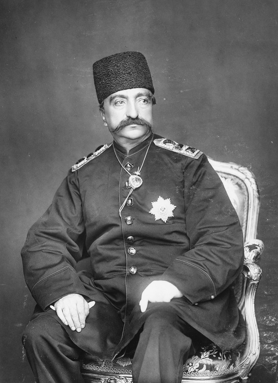 Naser al-Din Shah Qajar Persiasta tekijältä English Photographer
