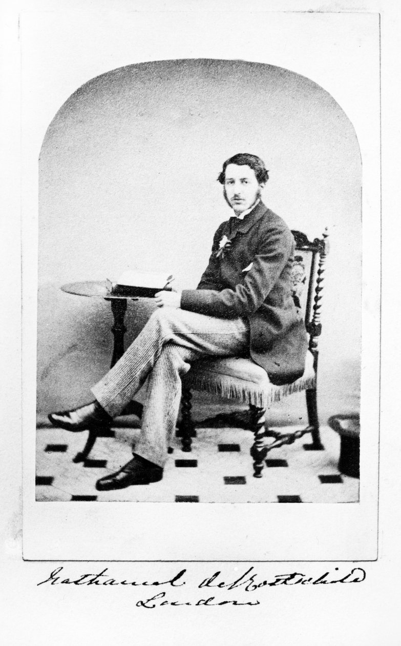 Nathaniel de Rothschild, noin 1860-luku tekijältä English Photographer