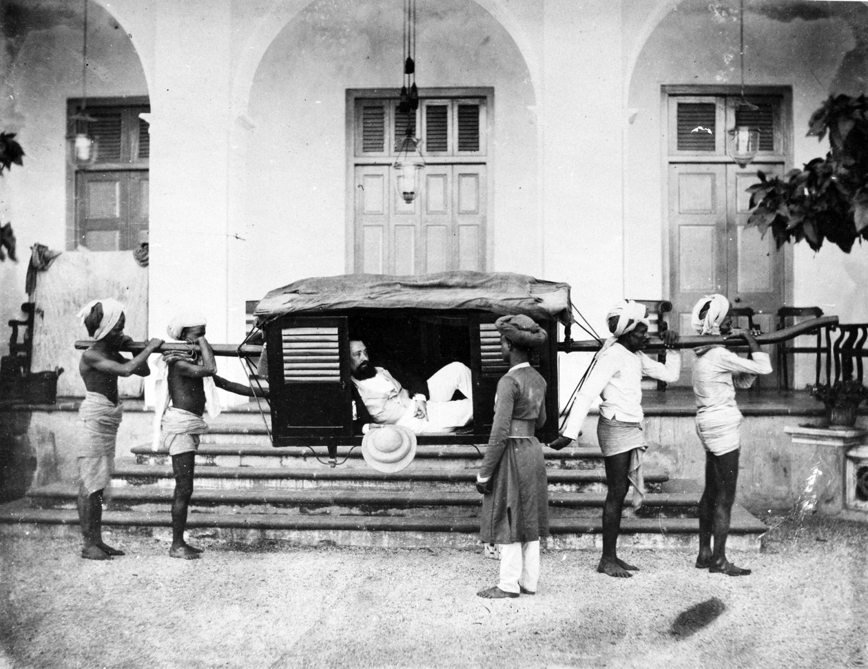 Palanquin, 1870-luku tekijältä English Photographer