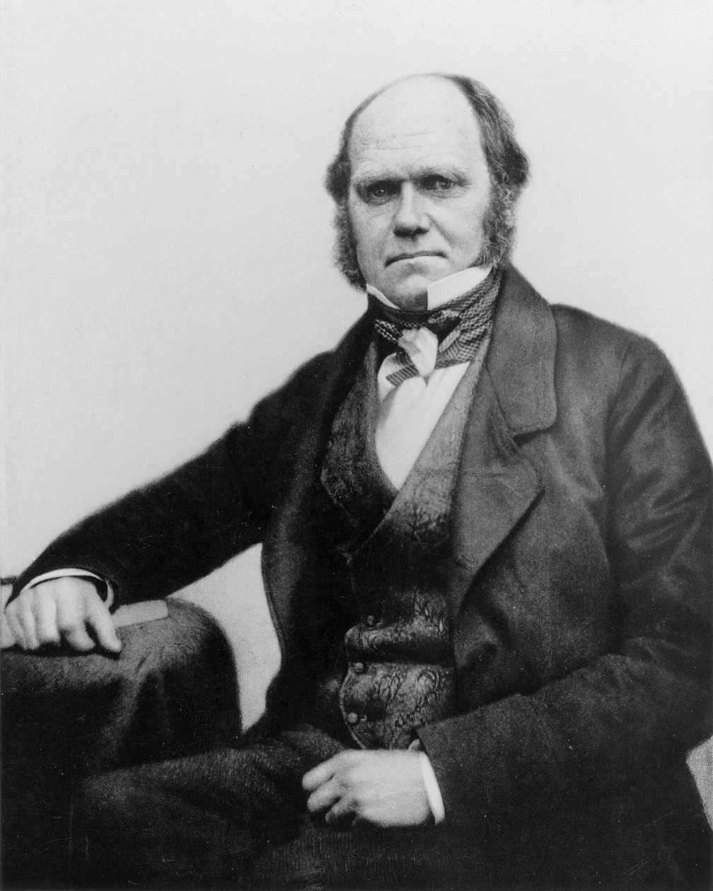 Charles Darwinin muotokuva, 1854 tekijältä English Photographer