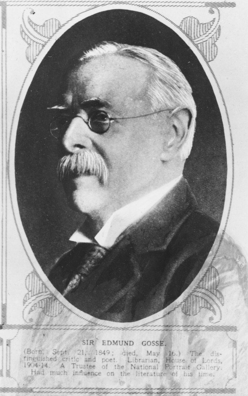 Edmund William Gossen muotokuva tekijältä English Photographer