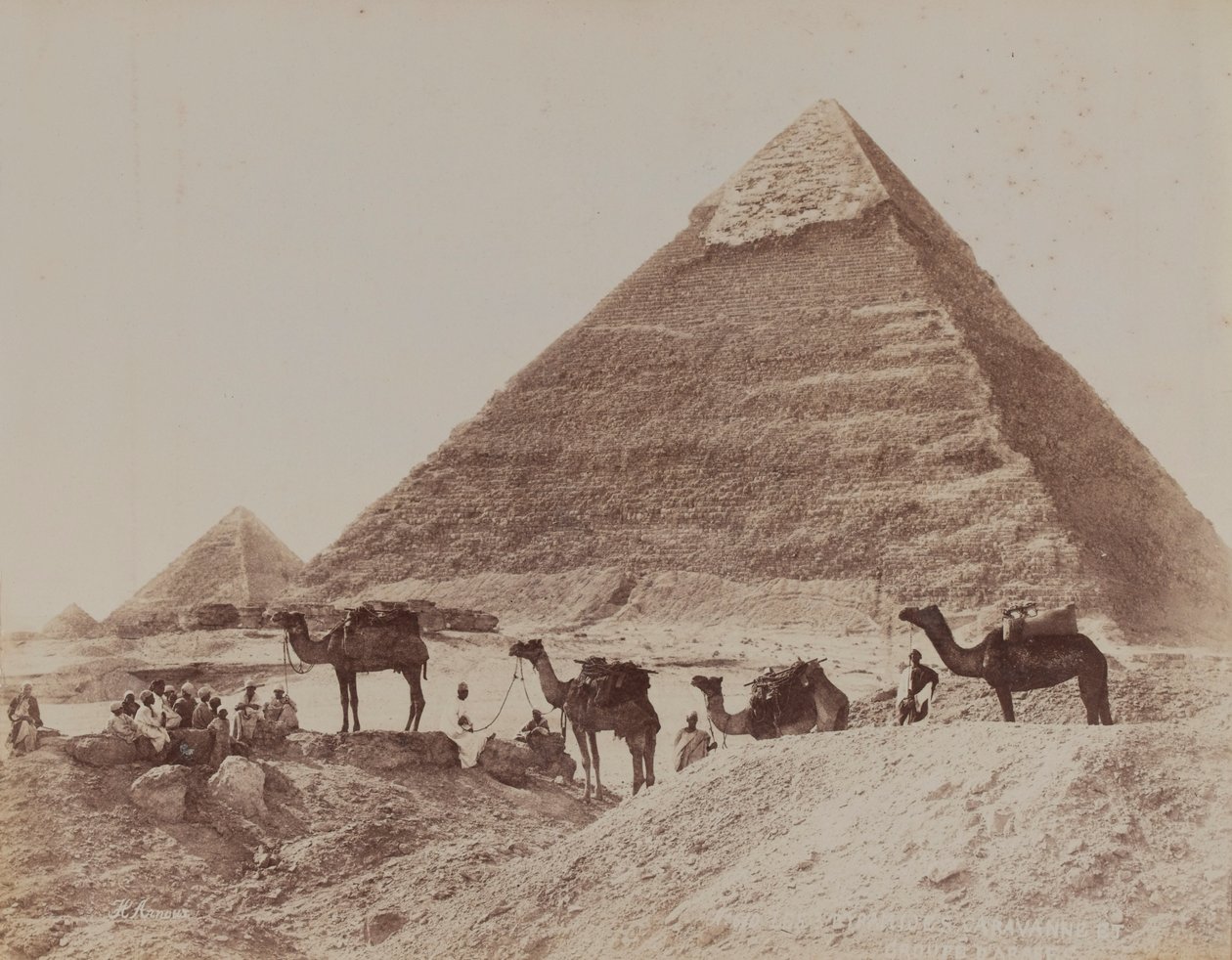 Pyramidi, Egypti, 1893 tekijältä English Photographer