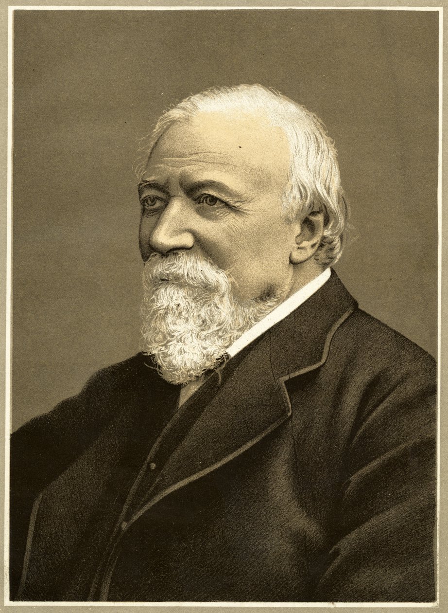 Robert Browning, 1887 (seepiakuva) tekijältä English Photographer