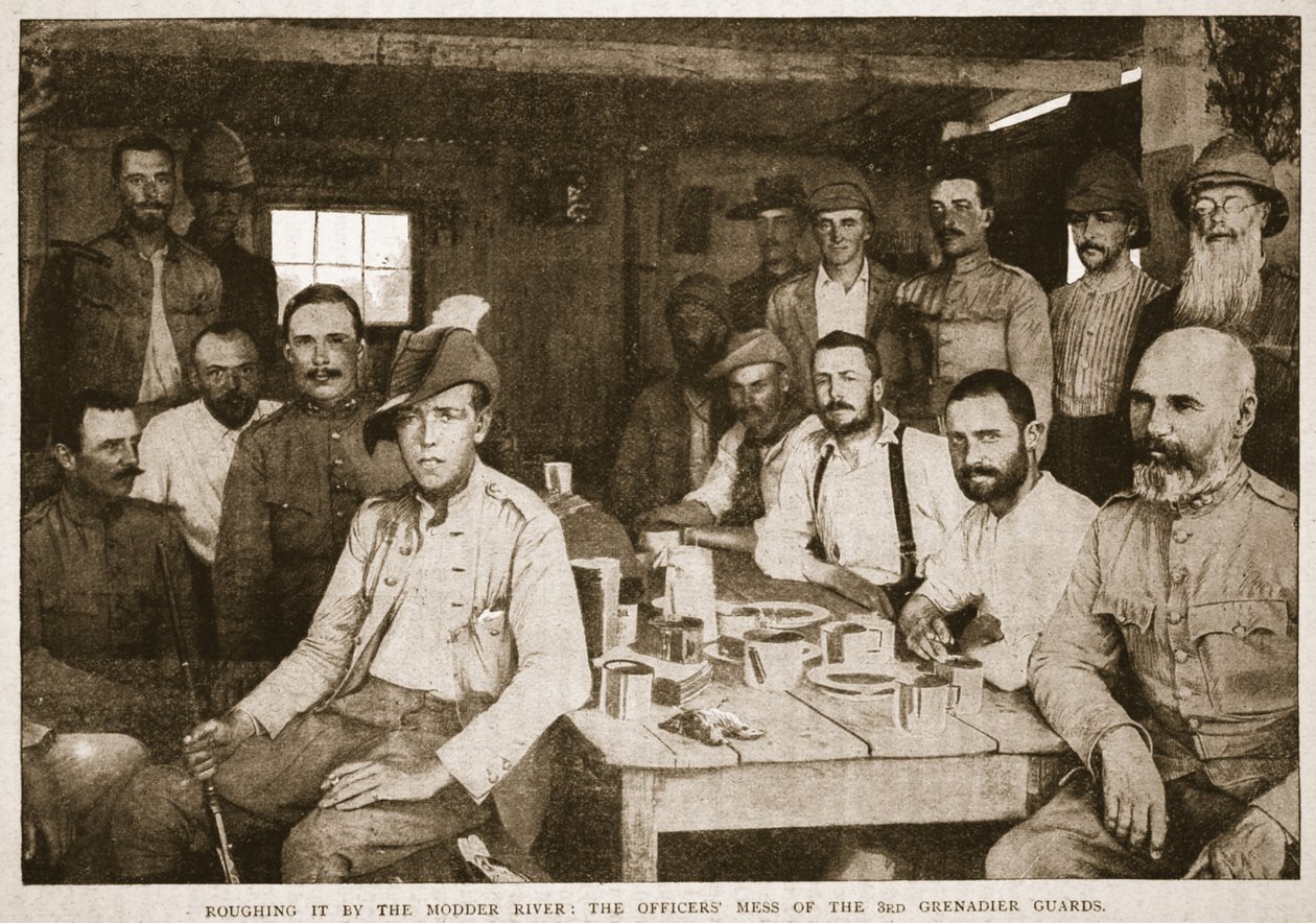 Modder-joen varrella: 3. Grenadierikaartin upseerisotku, kuva yhdeksäntoista vuosisadan taisteluista, osa. VI: Buurien sota 1899-1900, Archibald Forbes, G.A. Henty tekijältä English Photographer