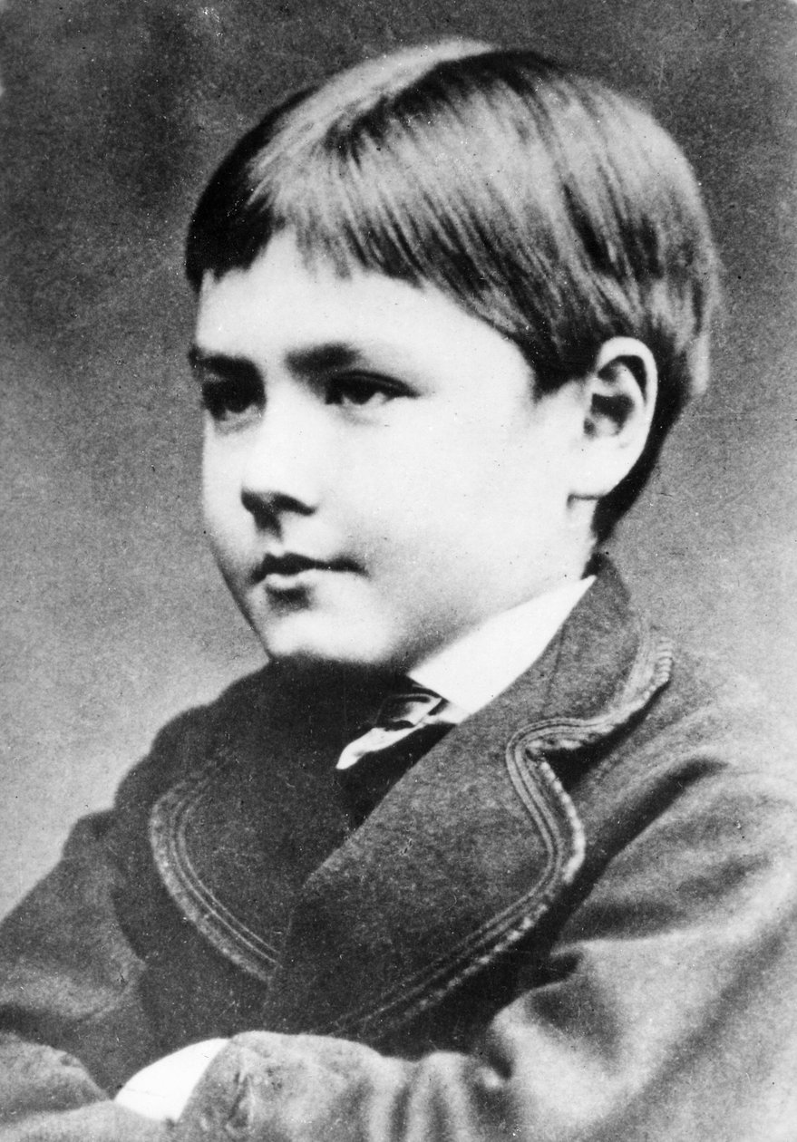 Rudyard Kipling, noin 1870 tekijältä English Photographer