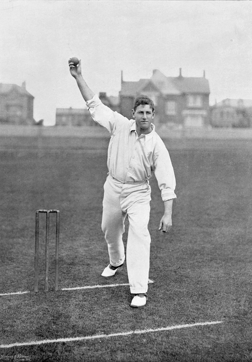 Sammy Woods, Famous Cricketers and Cricket Grounds, julkaisija Hudson and Kearns, 1895 tekijältä English Photographer
