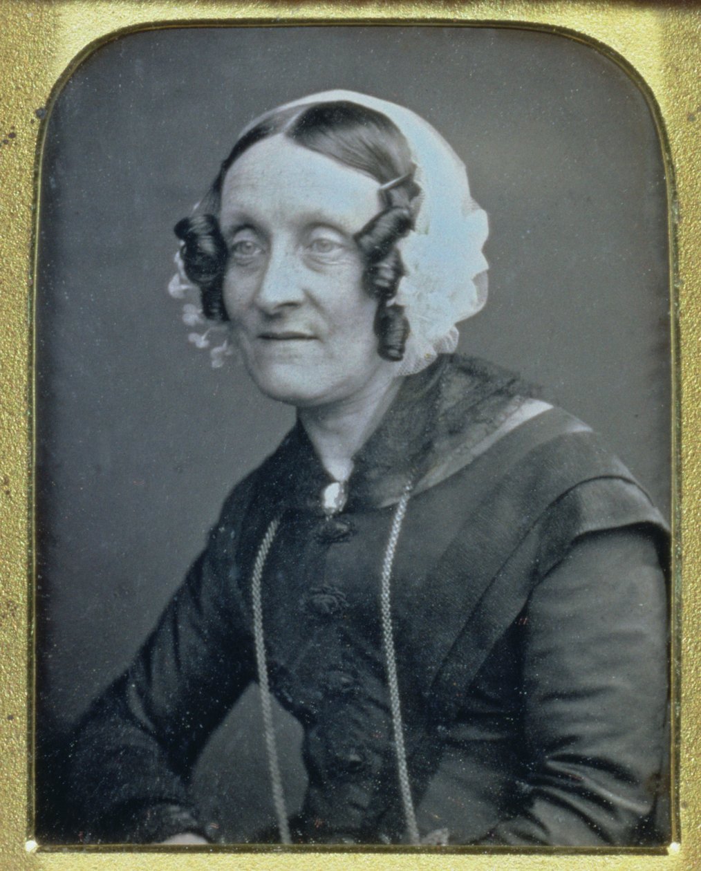 Sarah Faraday, Michael Faradayn (1791-1867) vaimo 1840-50 (dagerrotypia) tekijältä English Photographer