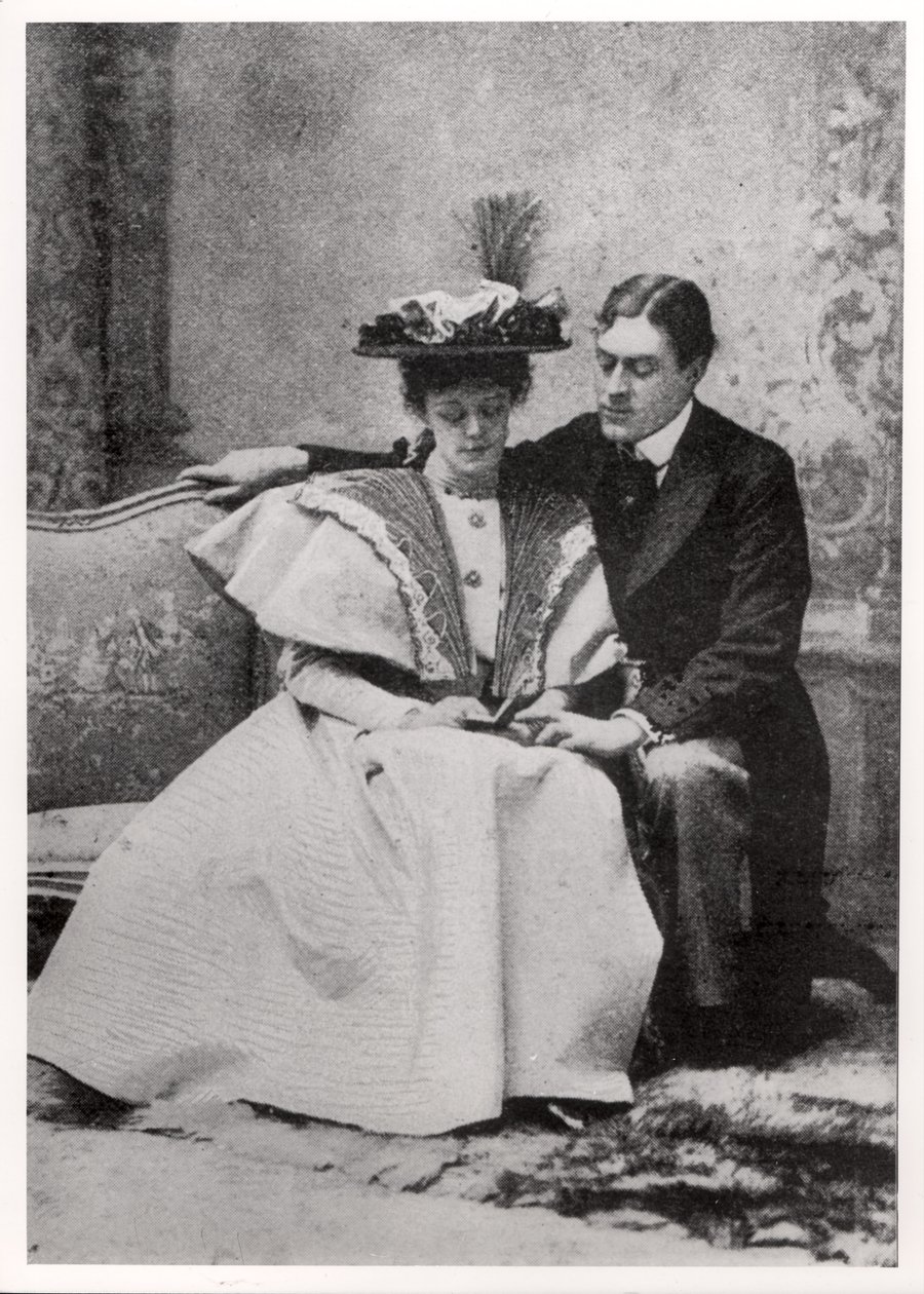 Kohtaus Oscar Wilden (1854-1900) esityksestä The Importance of Being Earnest St. James