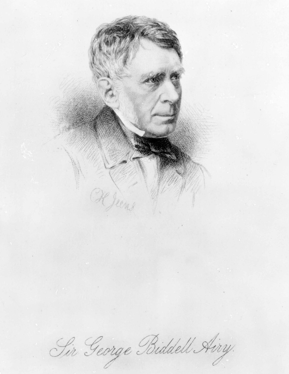Sir George Biddell Airy, kaiverrus C.H. Jeens tekijältä English Photographer