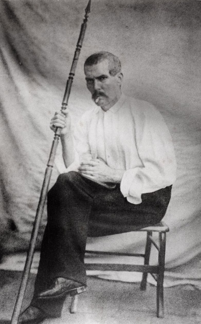 Sir Richard Burton (1821-90) Isabel Burtonin (1831-96) vuonna 1893 julkaistusta teoksesta "Kapteeni Sir Richard Burtonin elämä, osa II" tekijältä English Photographer