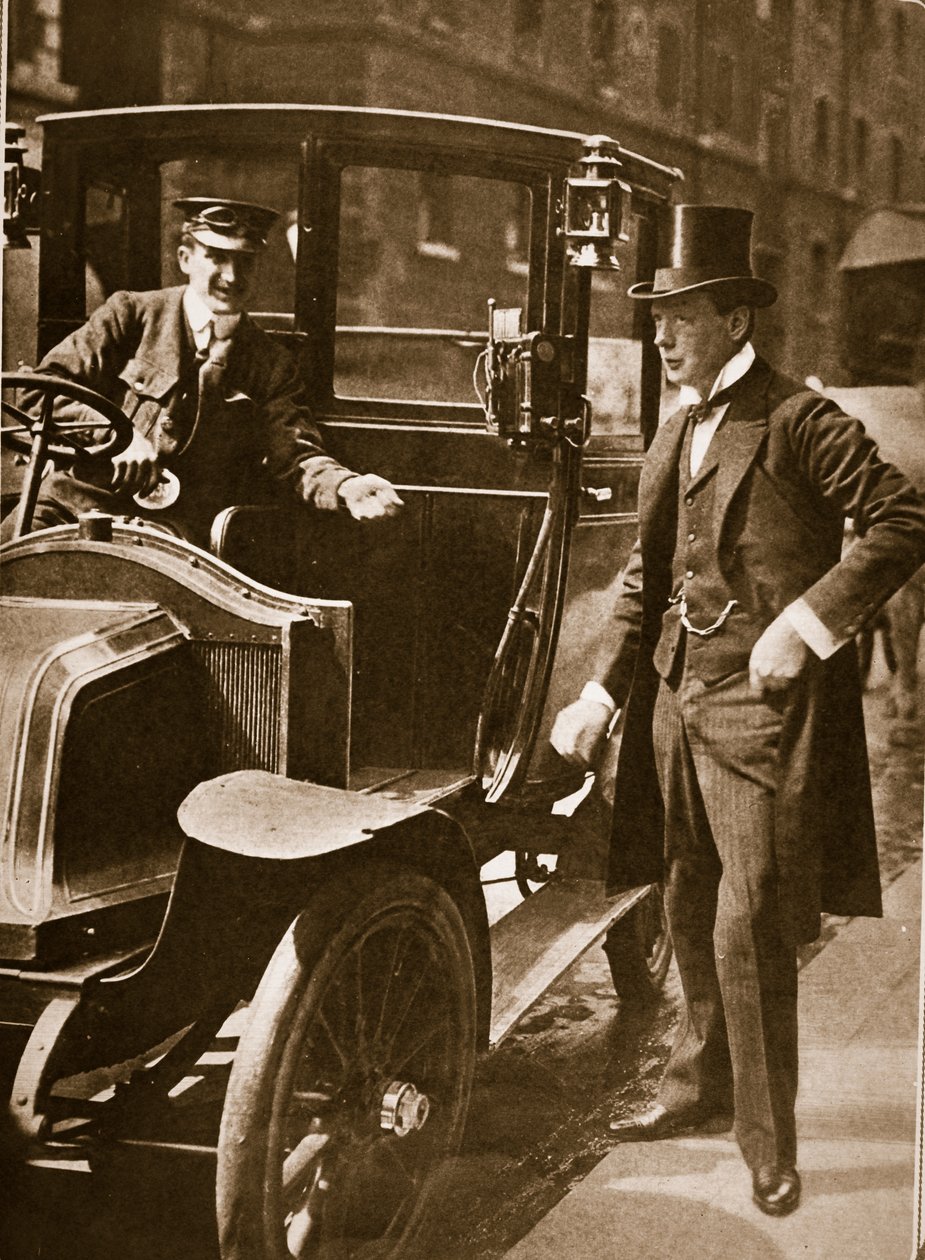 Sir Winston Churchill, Euroopan nuorin mies, 1908 (syväpaino) tekijältä English Photographer