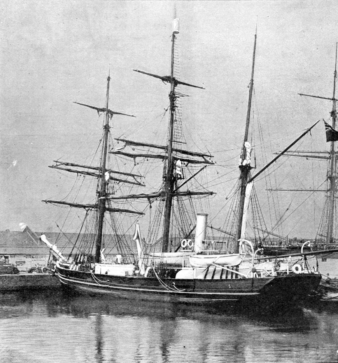 National Antarktic Expedition Relief Ship, kuvitus Graphicista, 19. heinäkuuta 1902 tekijältä English Photographer